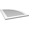 Ekena Millwork Quarter Round Top Right Surface Mount PVC Gable Vent w/ 3-1/2"W x 1"P Standard Frame, 30"W x 38"H GVPQR30X3801SN - alternate 4
